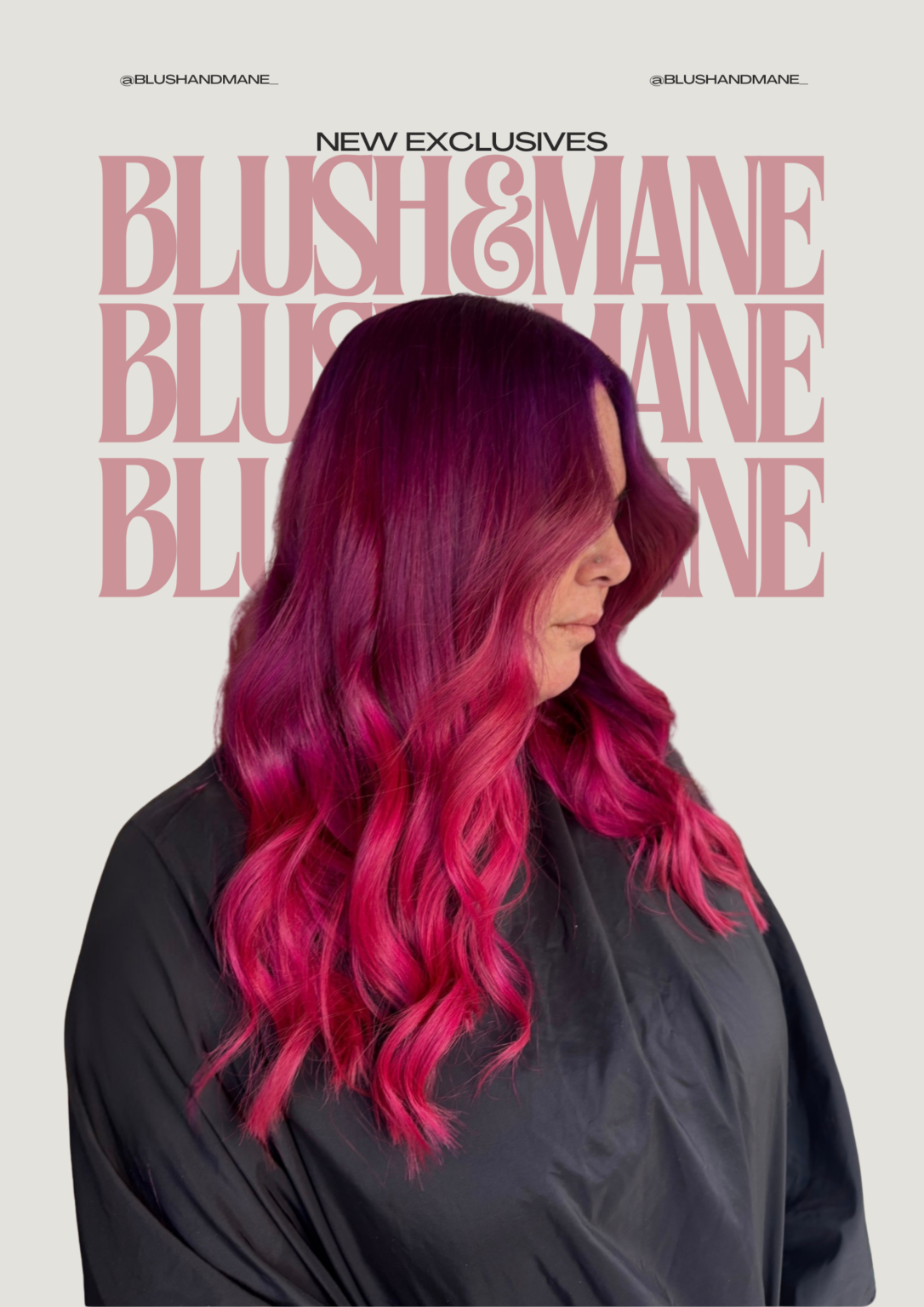 Grey Black Pink 80s Aesthetic Minimalist Simple Trending New Collection Instagram Story (Poster)